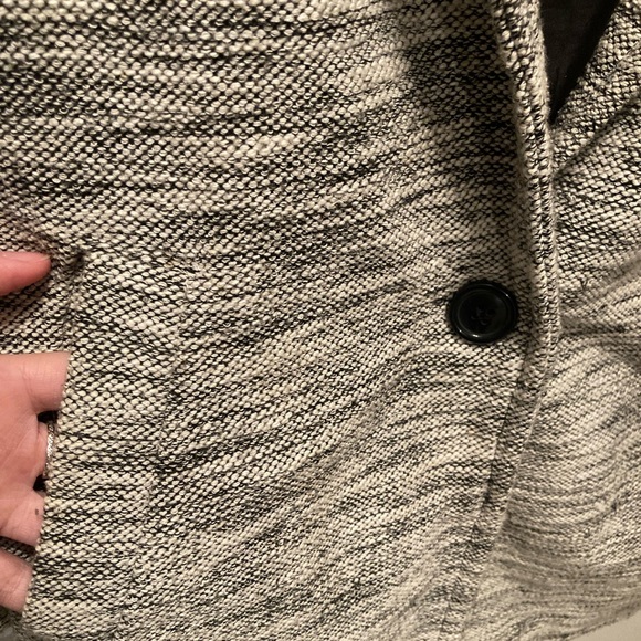 Salt & Pepper Oversized Blazer - Picture 4 of 5